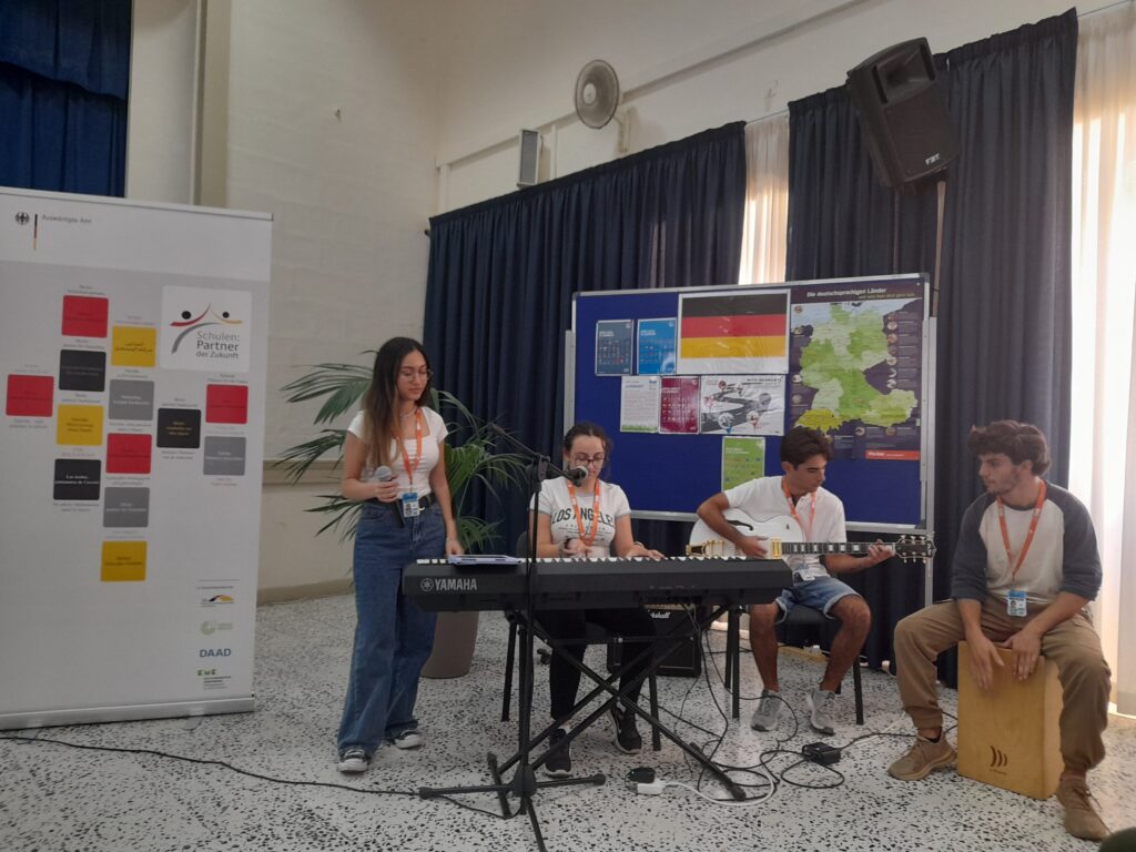 Picture of students playing instruments