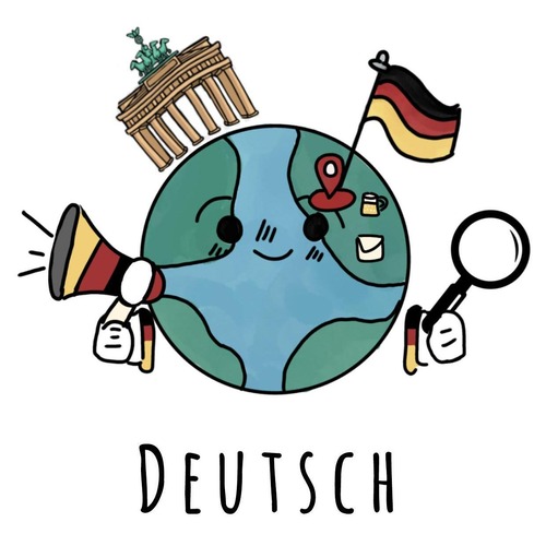 Earth with German Flags