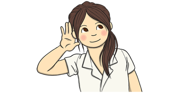girl listening image