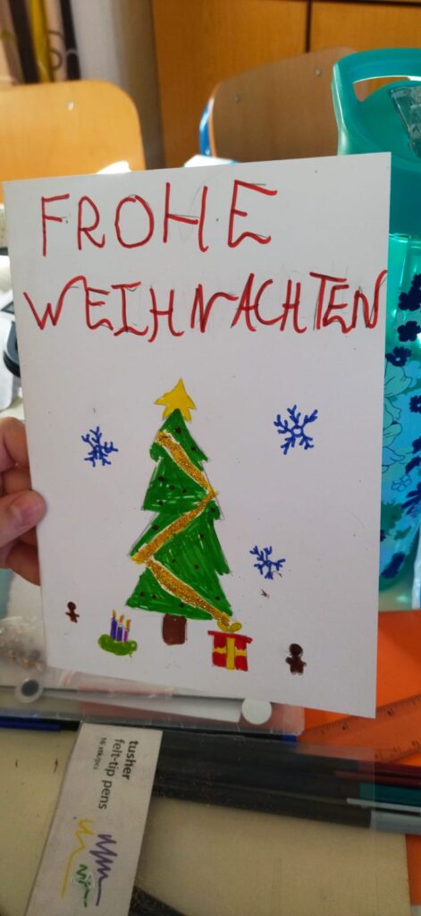 Picture of a German Christmas card