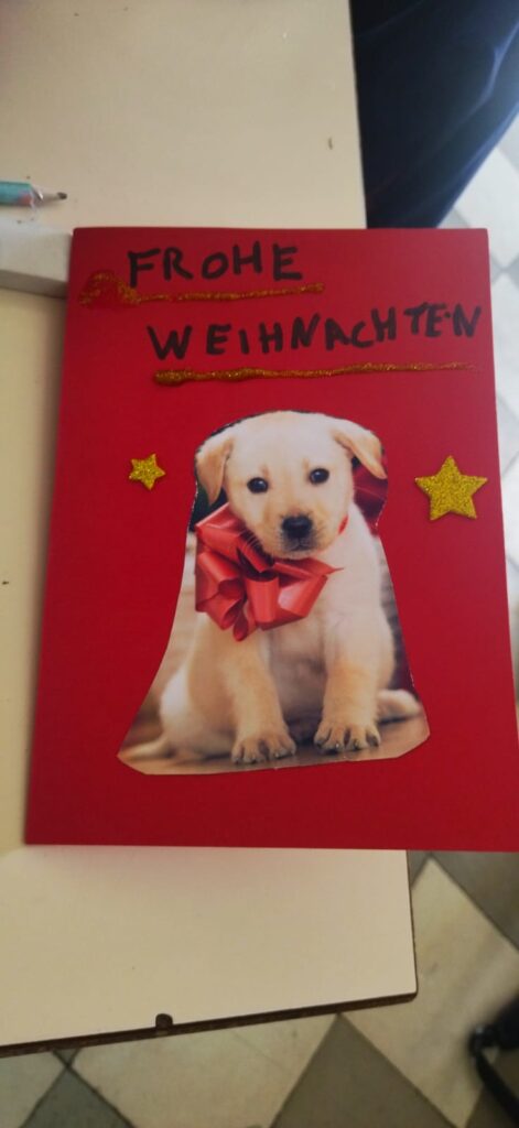 Picture of a German Christmas card