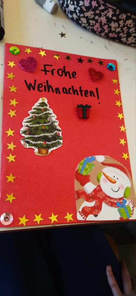 Picture of a German Christmas card