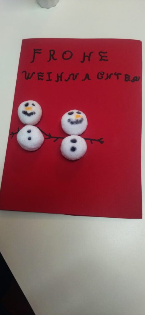 Picture of a German Christmas card