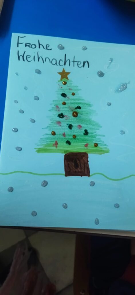 Picture of a German Christmas card